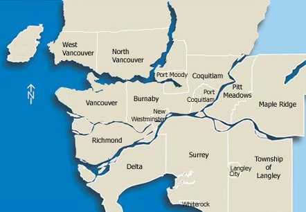 Metro Vancouver Map